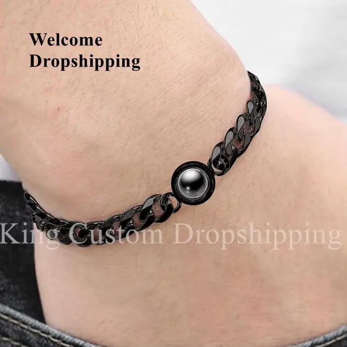 Bracelet de projection de cercle pour hommes