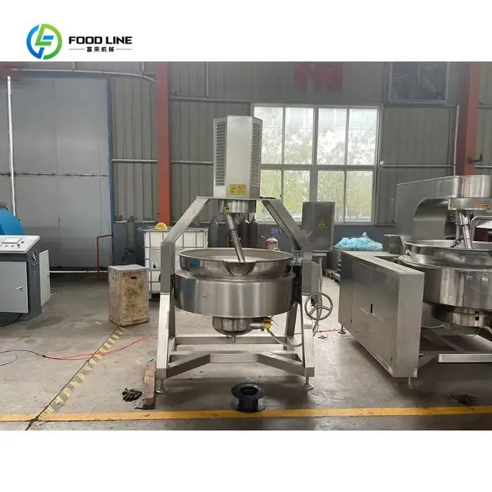 Mélangeur électrique industriel automatique pour soupe de riz cuit, ragoût de viande, marmite de cuisson avec mélangeur