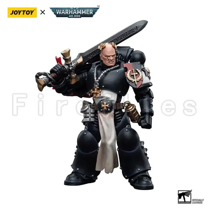 JOYTOY – figurine d'action 40K, Champion des templiers noirs de l'empereur, la vengeance de Bayard, Version réédition, modèle animé, jouet, 1/18