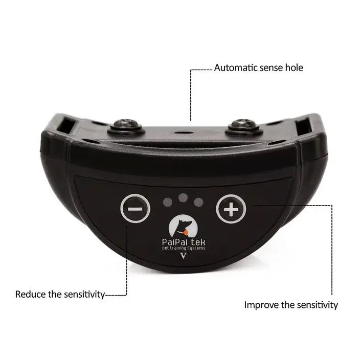 Collier Anti-Aboiement Rechargeable pour Chien, Accessoire d'Entraînement par Vibration pour Petit et Moyen Gabarit
