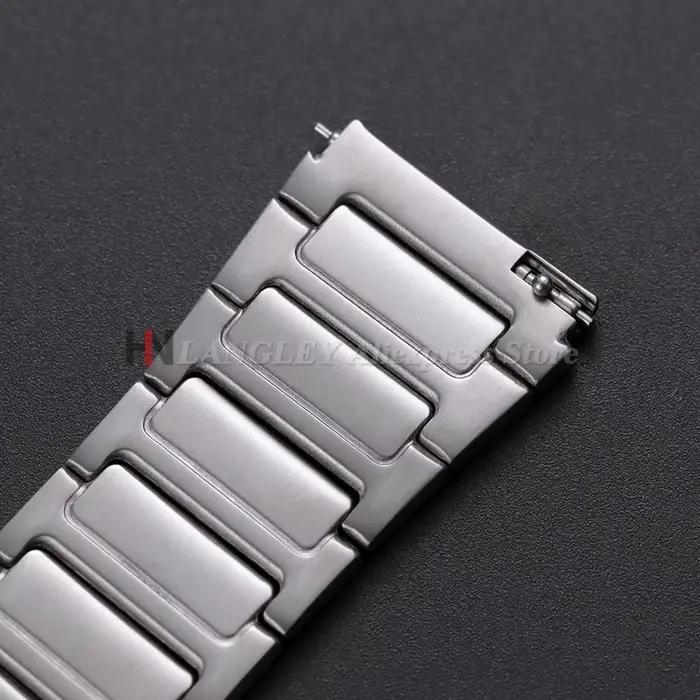 Bracelet de montre en acier inoxydable pour Casio, 18mm, 20mm, 22mm, pour montre connectée, boucle pliante, argent, noir, ceinture de Sport pour hommes