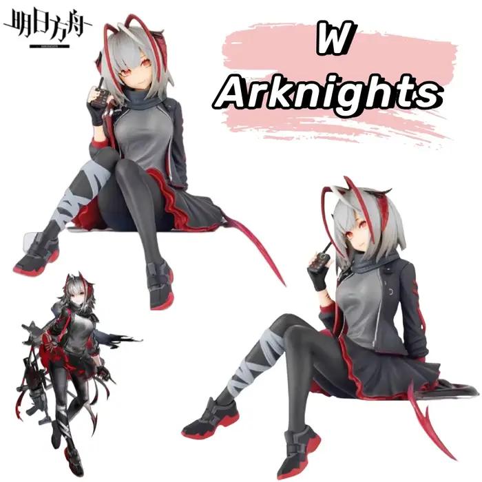 Arknight W 2D jeu périphérique créatif assis bureau voiture étui décoration ornement avec une valeur esthétique élevée pour les cadeaux de vacances