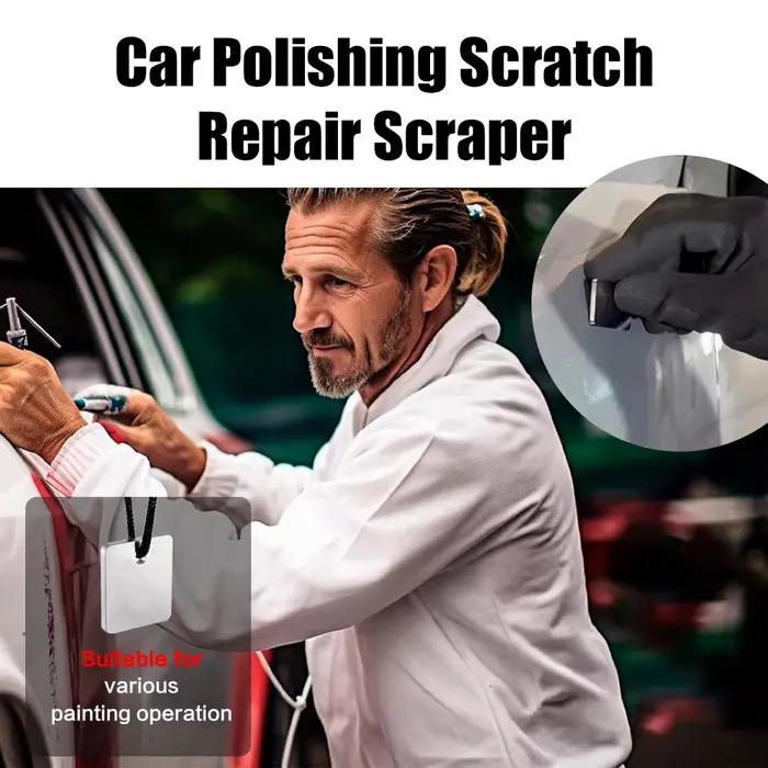Grattoir de polissage automobile, réparation de taches de peinture, élimination du vernis qui se décolle, nettoyage des taches superficielles, outils de polissage et de réparation de couches minces