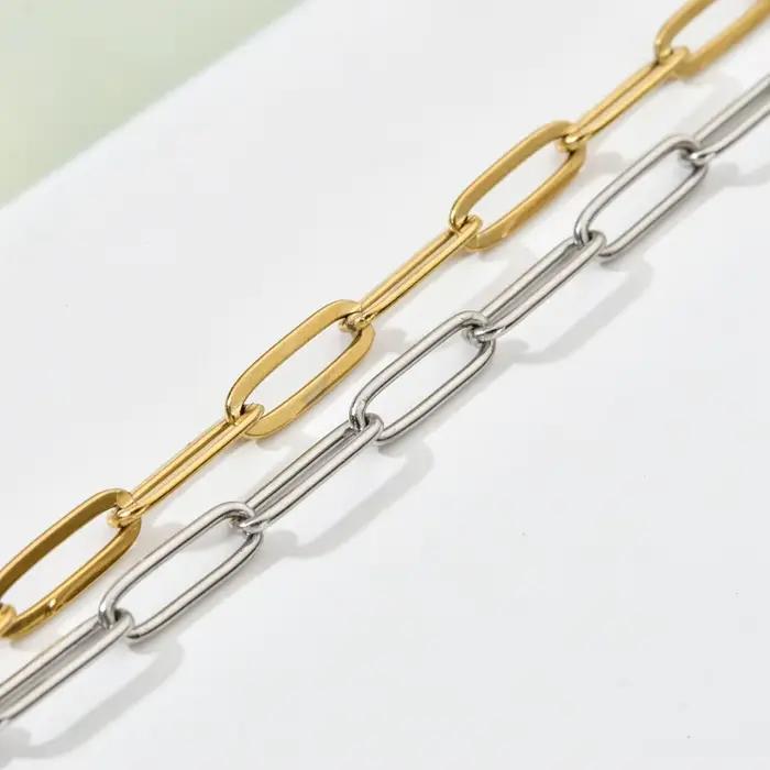 ZMZY – ensemble de bijoux en acier inoxydable, collier ras du cou, style Boho, Hip hop, cadeau à faire soi-même, Bracelets pour femme