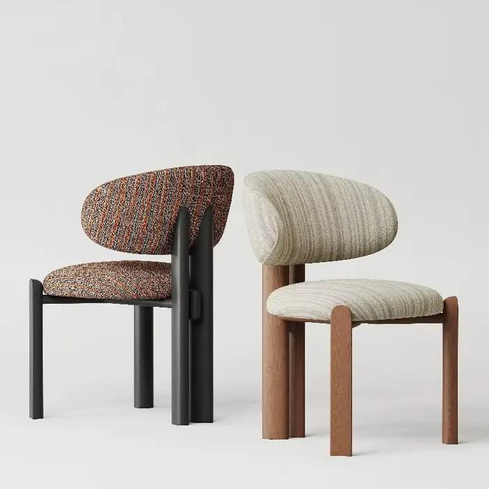 Chaise de salle à manger en cuir de haute qualité, design en bois vert, chaise moderne de luxe, Sedie Sala Da Pranzo, mobilier d'hôtel