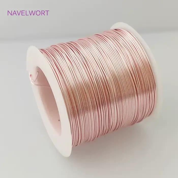 Fils de cuivre plaqué or véritable pour la fabrication de bijoux faits main pour femmes occasions spéciales styles créatifs