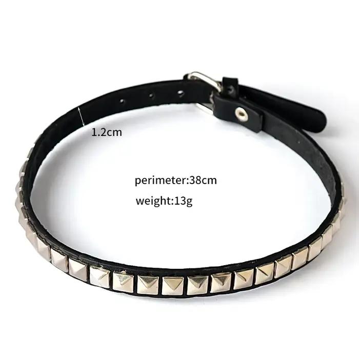 Collier mort Note Misa Amanes, ras du cou en cuir pour hommes et femmes, Hip Hop Punk, Rivet, bijoux Cosplay, cadeaux