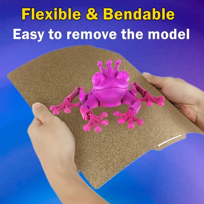 Feuille de poudre magnétique PEI 235/250/310/350/220mm, feuille d'acier à ressort Double face texturée pour plaque de construction Ender 3 CR10 P1P SW-X1