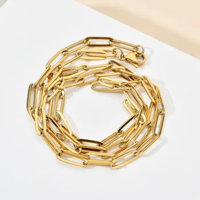 ZMZY – ensemble de bijoux en acier inoxydable, collier ras du cou, style Boho, Hip hop, cadeau à faire soi-même, Bracelets pour femme