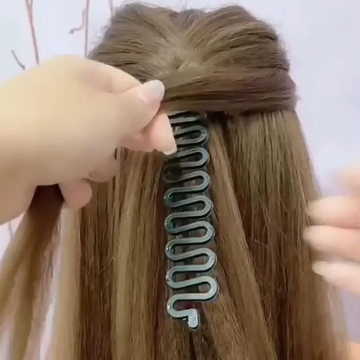 Outils de tressage de cheveux, outil de tresse en queue de poisson, outil de tresse française pour cheveux