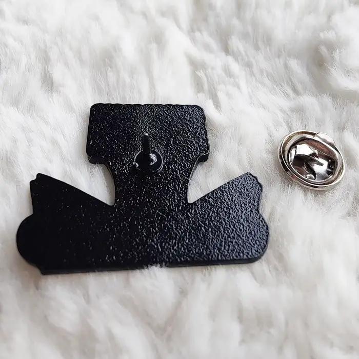 DescmotMilo Goes to imprimés Punk Rock Émail Pin, Revers Brooch, Metal Danemark ge Jewelry Accessary