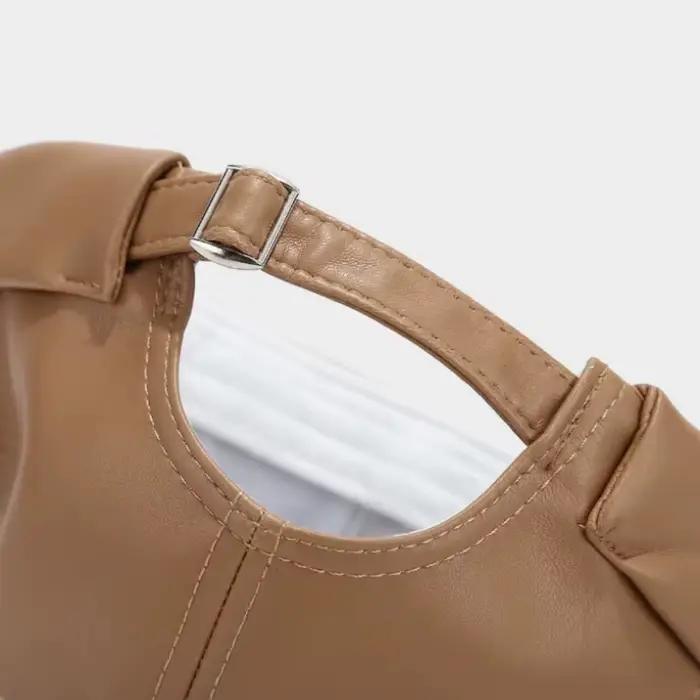 Chapeau rétro décontracté sans bords en cuir PU, casquette réglable en peau de Melon, couleur unie, casquette Docker, automne hiver