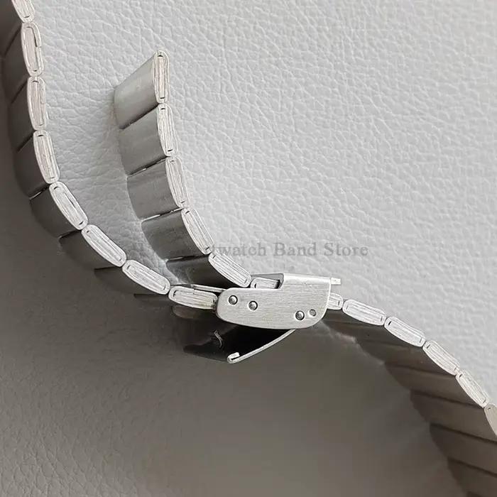 Bracelet de montre en acier inoxydable, 20mm 22mm, pour Seiko pour Swatch, Bracelet à dégagement rapide pour hommes et femmes, universel