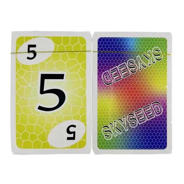 Skyseed jeu de cartes 150 cartes à jouer jeu de société pont Exploration amusante édition d'action cadeaux de noël et d'halloween