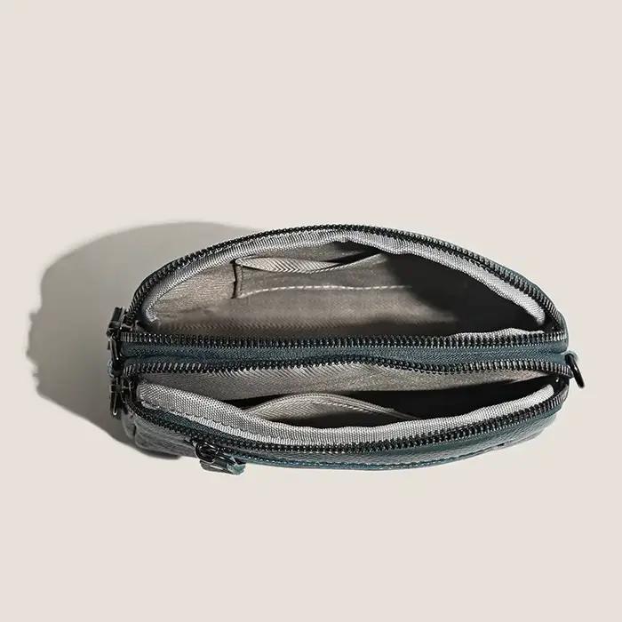 Sac à main de luxe en cuir véritable pour femmes, pochette pour téléphone, à bandoulière, 2022