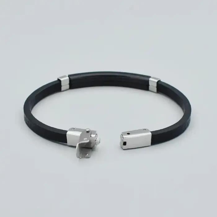 Bracelet en cuir pour hommes, bijou tendance en acier inoxydable, fait à la main, breloque, cadeau pour petit ami et mari