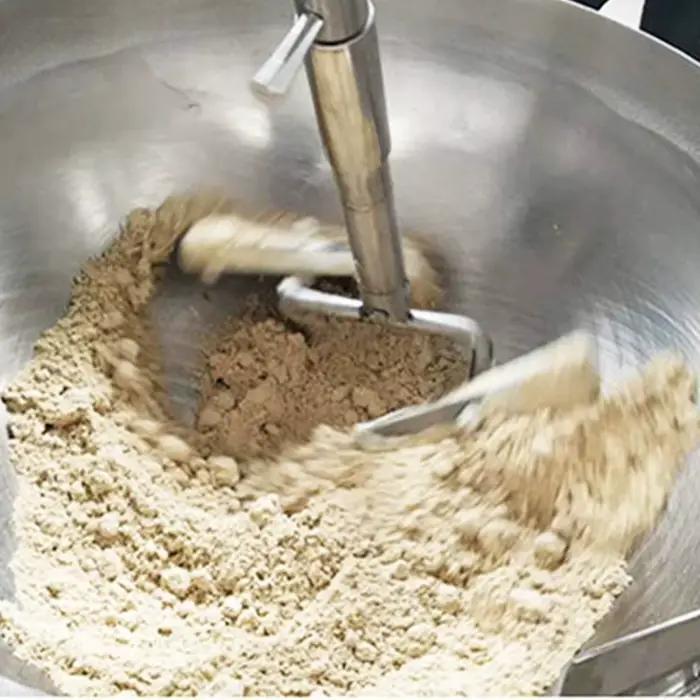 Cuiseur chauffant électrique Commercial, bouilloire de cuisson à gaine avec mélangeur pour aliments
