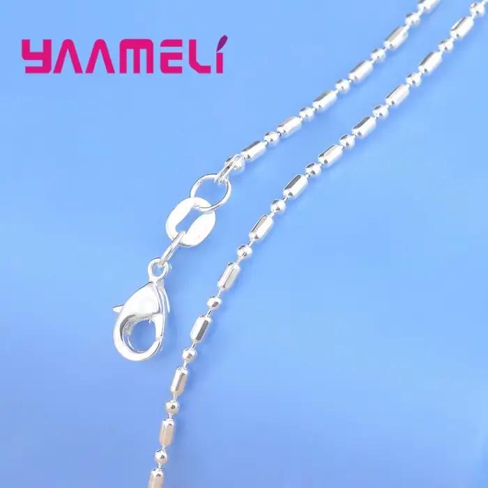 Grande Offre Ensemble de colliers à maillons en argent Sterling 925 véritable, mélange de 20 Styles, 18 pouces, chaînes + fermoirs à langosta, commande d'échantillon, 20 pièces