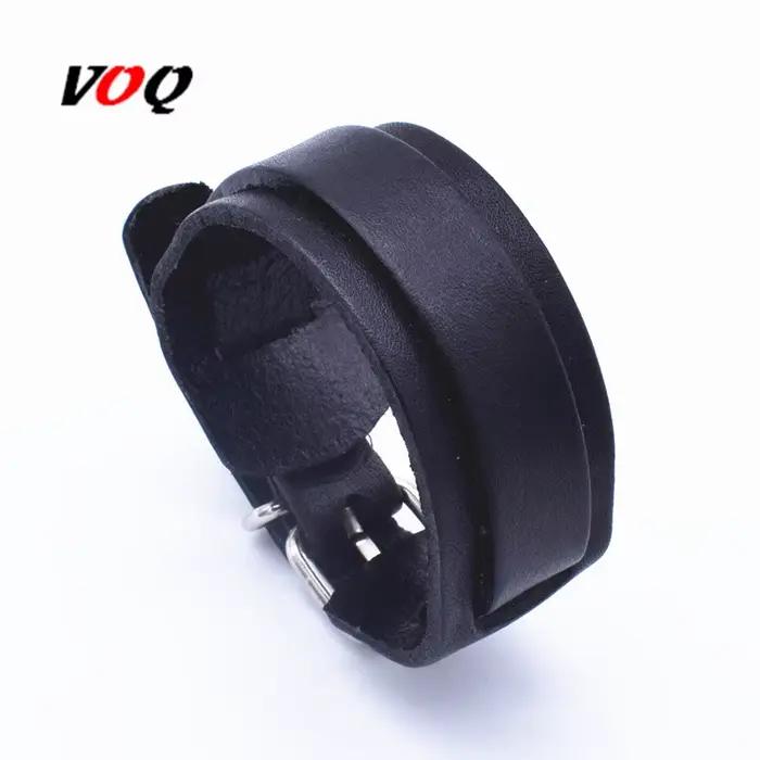 Bracelet enroulé Vintage à longueur réglable, Double couche en cuir, pour femmes et hommes, meilleurs amis, bijoux de personnalité