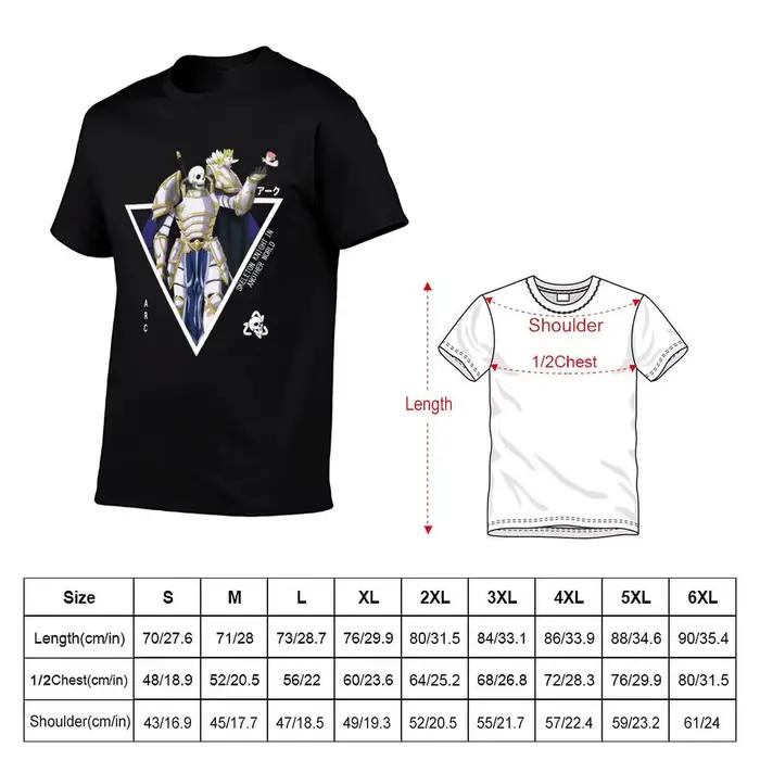 Arc Lalatoya アーク | T-shirt Skeleton Knight In Another World pour le travail en extérieur, haut à manches courtes