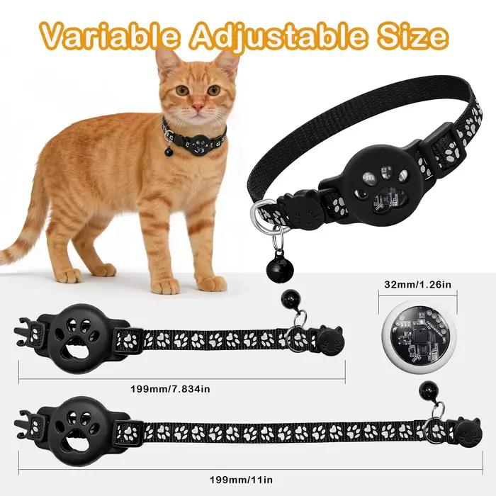 2 types de traceurs GPS multifonctionnels pour animaux de compagnie, traceurs GPS pour chats, collier GPS pour chatons, accessoires pour animaux de compagnie, compatibles iOS