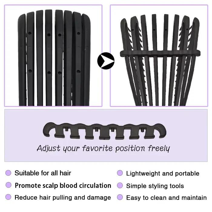 Brosse à cheveux démêlante, boucles démêlantes, peigne de Massage du cuir chevelu pour boucles rebondissantes droites et bouclées, produit de définition, brosse à cheveux poulpe