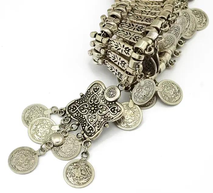 Gypsy bohème plage Vintage pièces gland collier ras du cou Afghan turc Festival robe ethnique Tribal classique déclaration bijoux