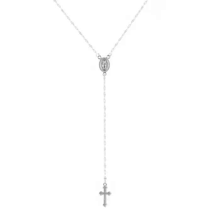 Collier avec pendentif chapelet religieux pour femmes, Vintage, croix chrétienne, bohémien, breloque, bijoux à la mode, cadeaux, nouvelle mode 2026