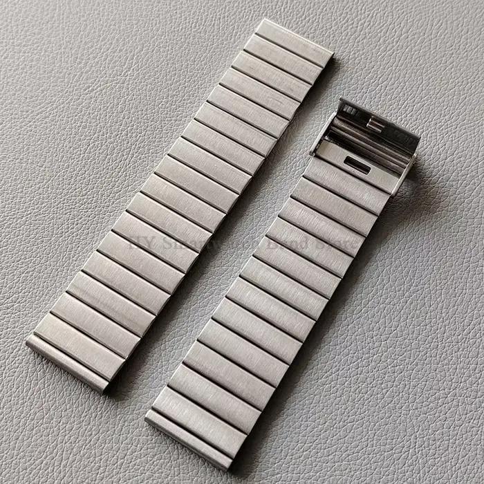 Bracelet de montre en acier inoxydable, 20mm 22mm, pour Seiko pour Swatch, Bracelet à dégagement rapide pour hommes et femmes, universel