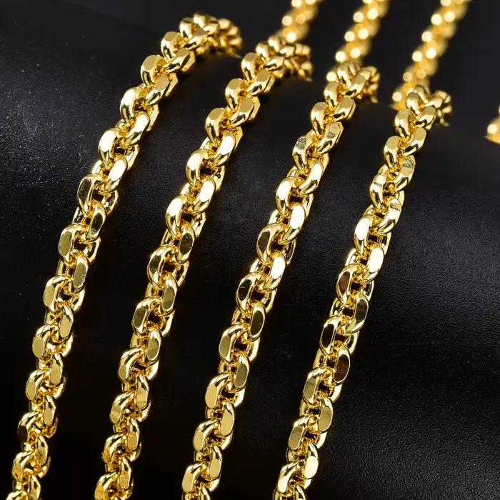 Collier italien géométrique avec diamants pour homme et femme, tracker d'humeur, adapté pour les fêtes et les mariages, bijou de qualité pour toutes les occasions