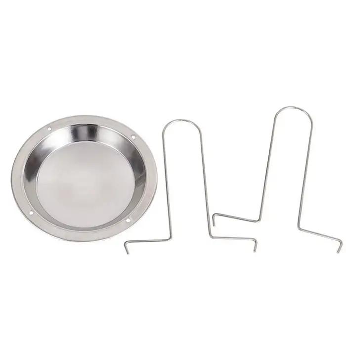 Support de gril à rôtir avec bol, support de rôtissoire pour poulet, outils de cuisine pour barbecue en plein air, support antiadhésif pour poulet grillé en acier inoxydable