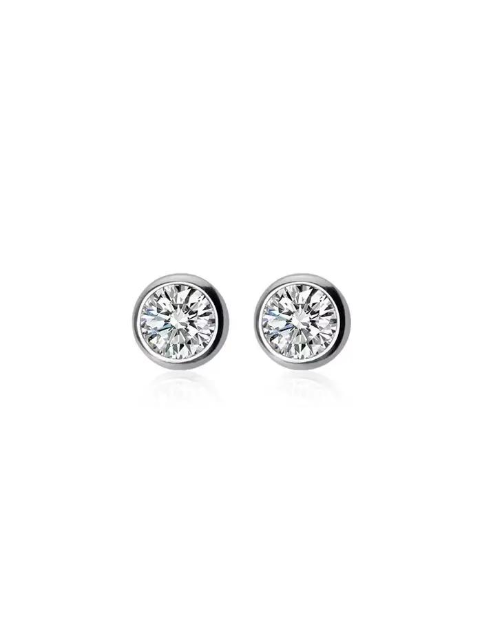 REETI nouvelle haute qualité Super brillant Zircon 925 en argent Sterling boucle d'oreille pour les femmes bijoux en gros cadeau
