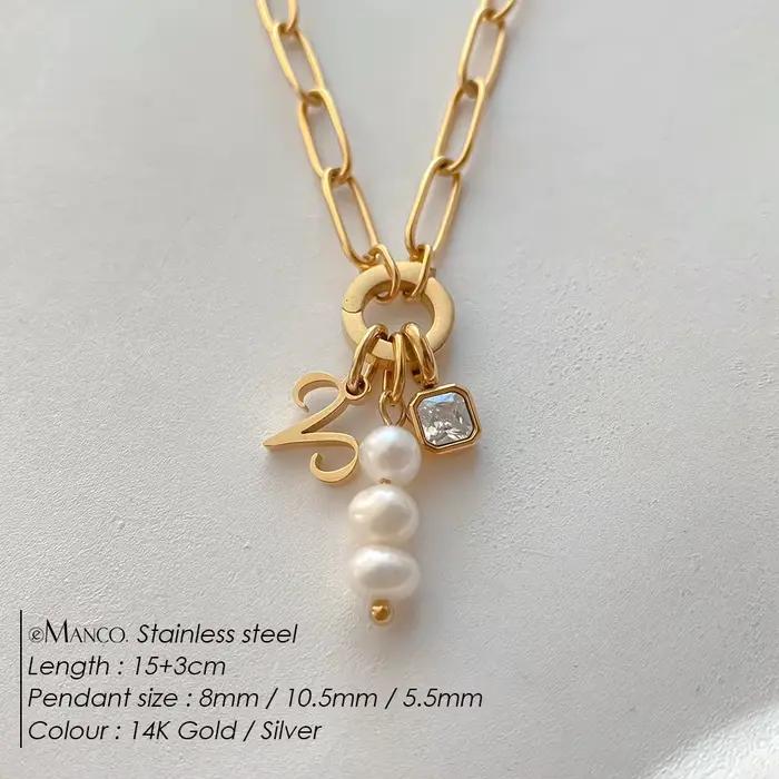 Bracelet Minimaliste de Luxe eManco pour Femme, Breloques Interchangeables, Acier Inoxydable, Couleur Or, Accessoire Chic pour le Travail et les Rendez-vous