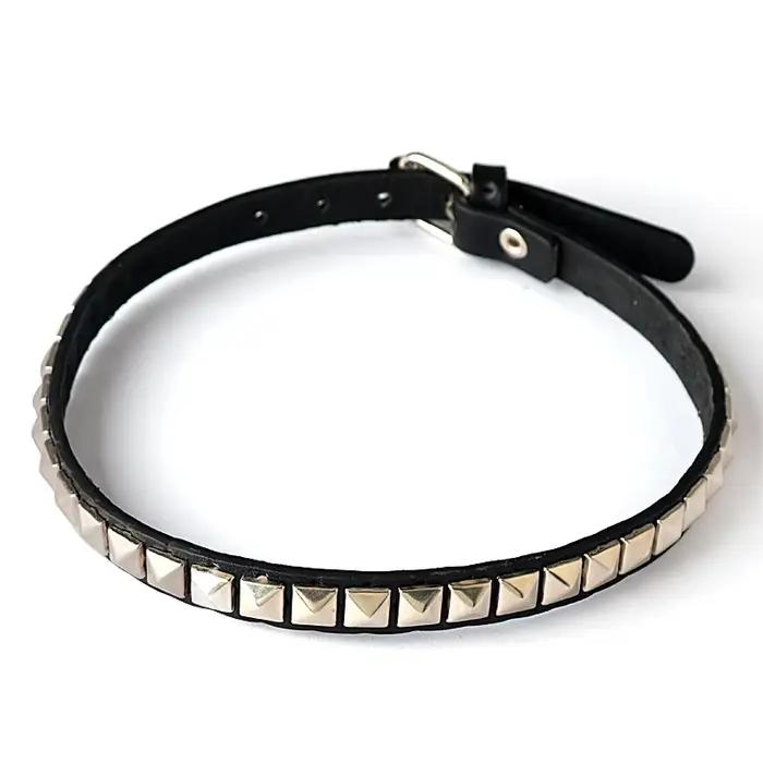Collier mort Note Misa Amanes, ras du cou en cuir pour hommes et femmes, Hip Hop Punk, Rivet, bijoux Cosplay, cadeaux