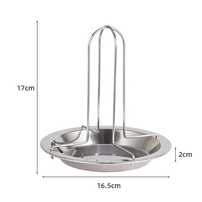 Support de rôtissoire Vertical pour poulet en acier inoxydable, avec plateau d'égouttage, outils de gril pour rôtir du poulet, dinde, canard, fournitures de cuisine