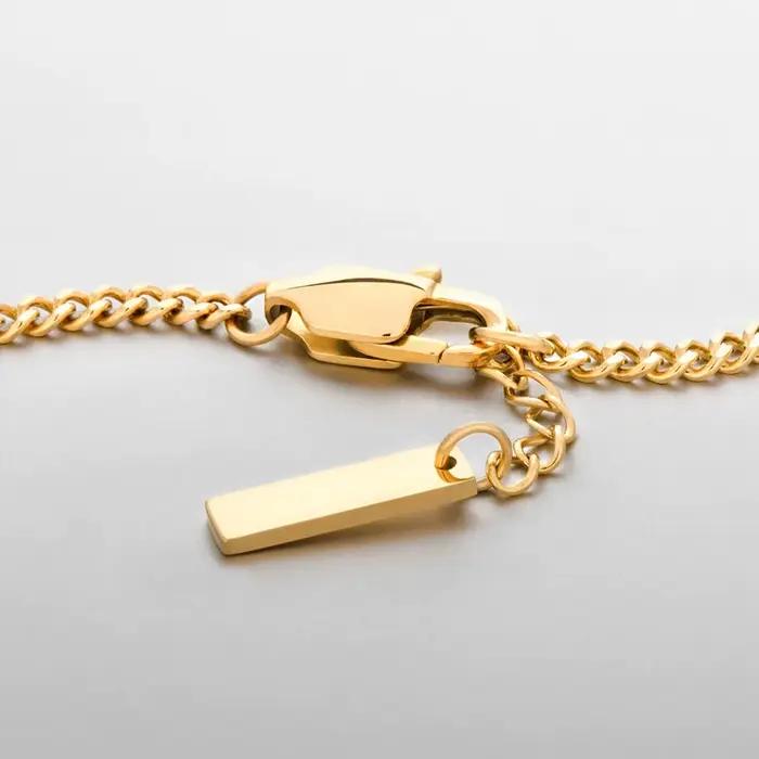 ELANDIS – Bracelet à pendentif carré pour hommes, bijoux personnalisés réglables, tendance, cent avec accessoires simples, vente en gros, nouvelle collection