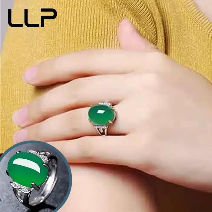 Bague en argent 925 incrustée d'agate naturelle et de calcédoine, bijou élégant et tendance pour homme, femme, couple, cadeau de mariage, best-seller