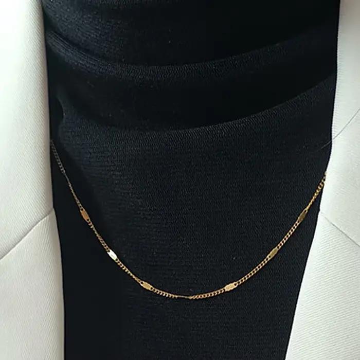 Collier Ras du Cou localité en Acier Inoxydable pour Femme, Bijou Tendance, Nouveauté 2025