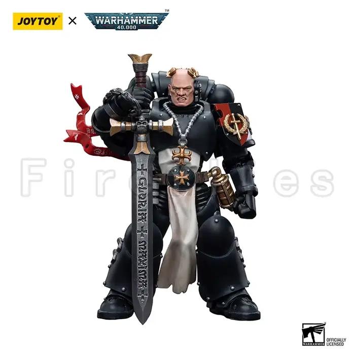 JOYTOY – figurine d'action 40K, Champion des templiers noirs de l'empereur, la vengeance de Bayard, Version réédition, modèle animé, jouet, 1/18