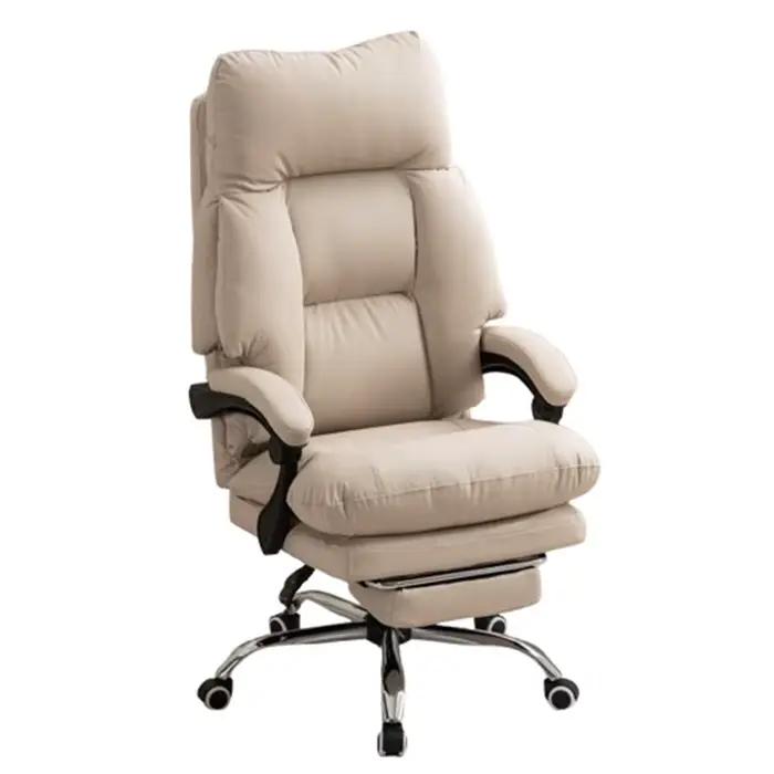 Chaise De bureau à domicile en cuir ergonomique moderne Mobile salon chaise De bureau chambre moelleuse Cadeira De Escritorios accessoires De meubles