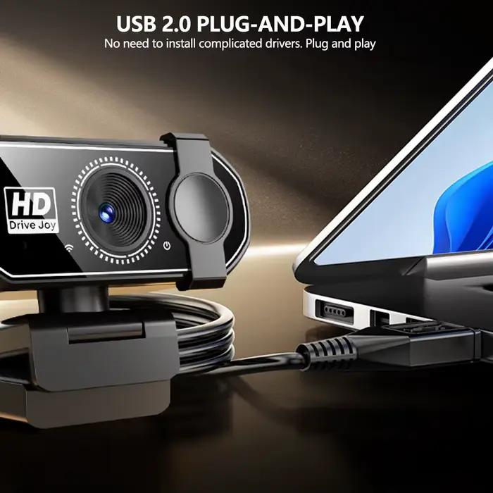 Caméra Web USB 4K 2K 1080P 30fps, mise au point automatique, haut-parleur HiFi, réduction du bruit, micro, caméra PC pour ordinateur de bureau, ordinateur portable, Chat vidéo