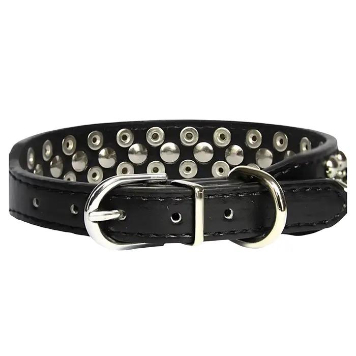 Collier anti-mastication pour animaux de compagnie, collier clouté pour chiens de taille moyenne et grande, collier réglable pour chat et chien de style punk, 1 pièce