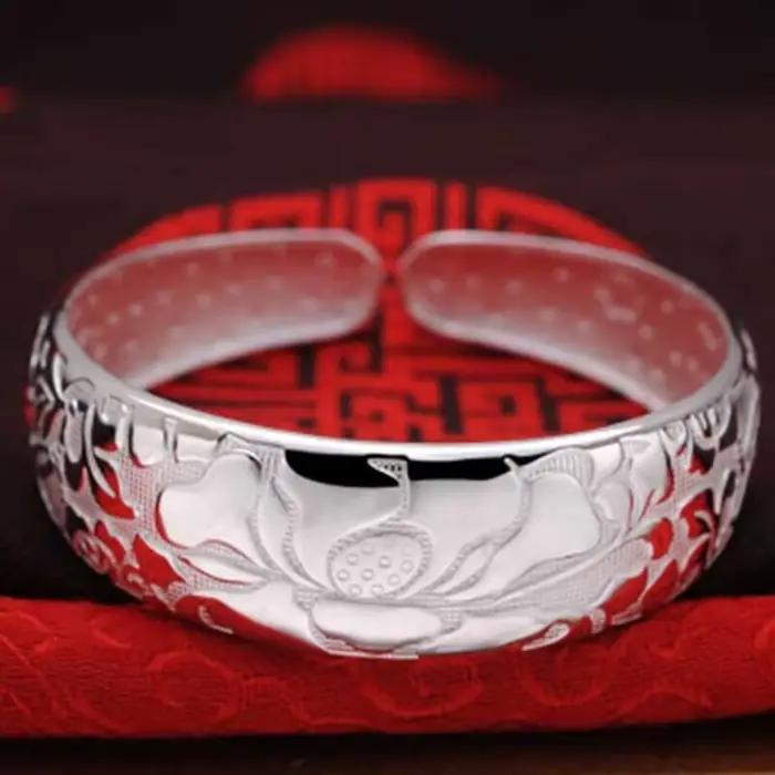 Bracelet bouddhiste Lotus en argent Sterling 925 pour femmes, bijoux de luxe de qualité, GaaBou de noël
