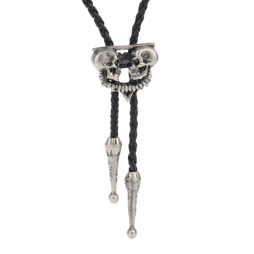 Collier de danse aught pour motard, western bolo aught, Hurcyclycle Biker